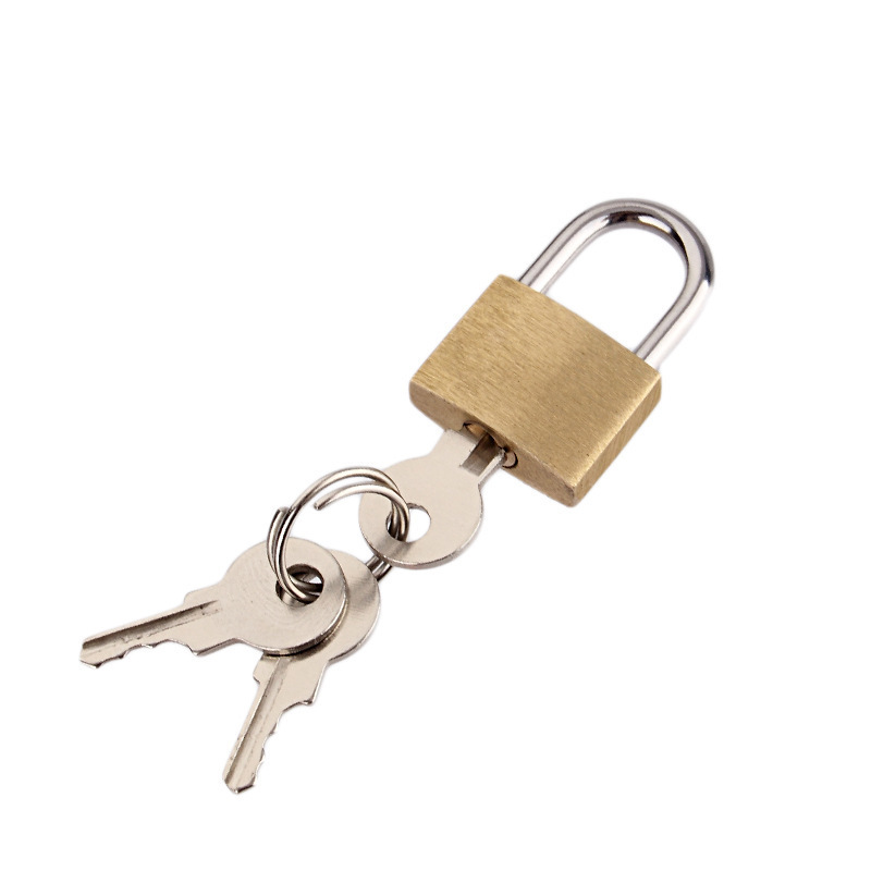 20MM small copper lock luggage bag padlock mailbox Machine box lock small lock can be opened