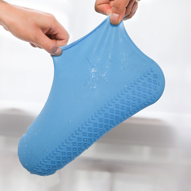 Amazon Explosive Silicone Shoe Cover Wear-resistant Unisex Silicone Rainproof Waterproof Shoe Cover Rainy Day Taste