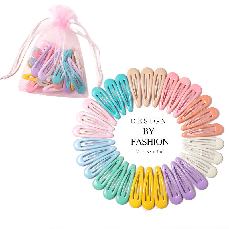 Candy Color Hair Clip ins Card Cyber Celebrity Clip Adult Bangs Color Girl Heart BB Clip Hair Clip Hair Accessories