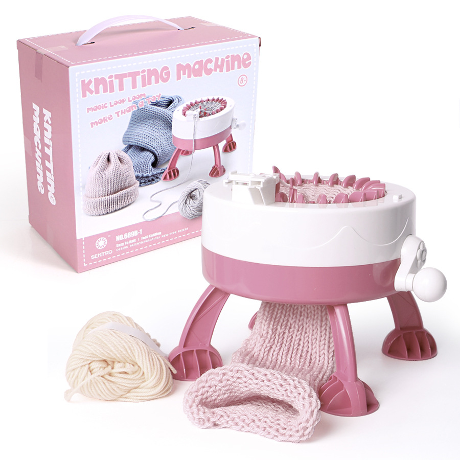 Amazon Explosion Children's 22-Needle Fantasy Star Cylinder Knitting Machine Educational Cloth Weaving Machine Play Home Toy