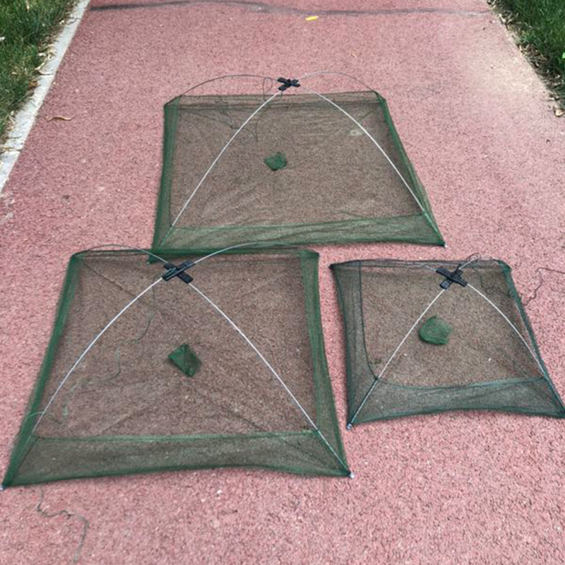 Outdoor Fishing Pull Open Shrimp Cage Fish Cage Fish Net Shrimp Cage Net Shrimp Cage Net Lift Net Move Shrimp Cage