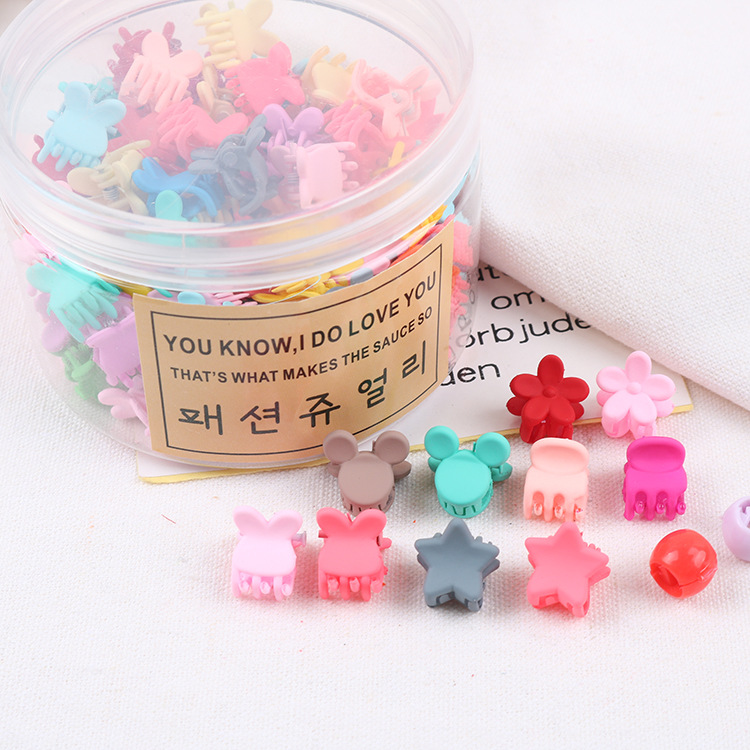 Hyun-a Hyun Same Style Hairpin Color Small Flower Hairpin Small Sugar Bean Grab Clip Jin Hyun-a Candy Color Small Clip Headwear