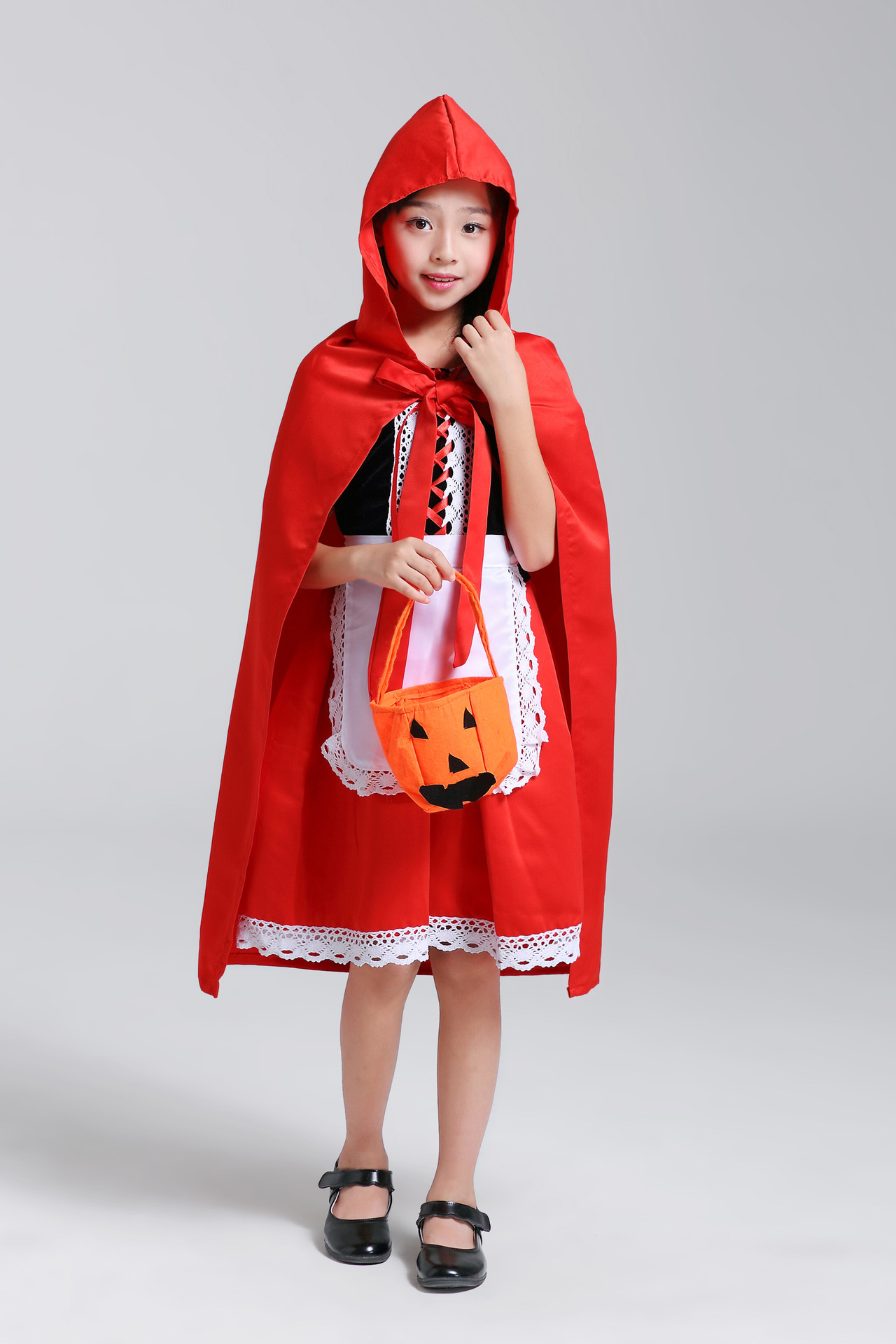 Halloween Little Red Riding Hood Costume Princess Dress Christmas Children's Performance Toddler Masquerade Female Fairy Tale
