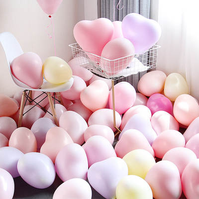 Macaron Love Balloon Wedding Party Wedding Decoration Proposal Birthday Scene Layout Latex Heart Balloon