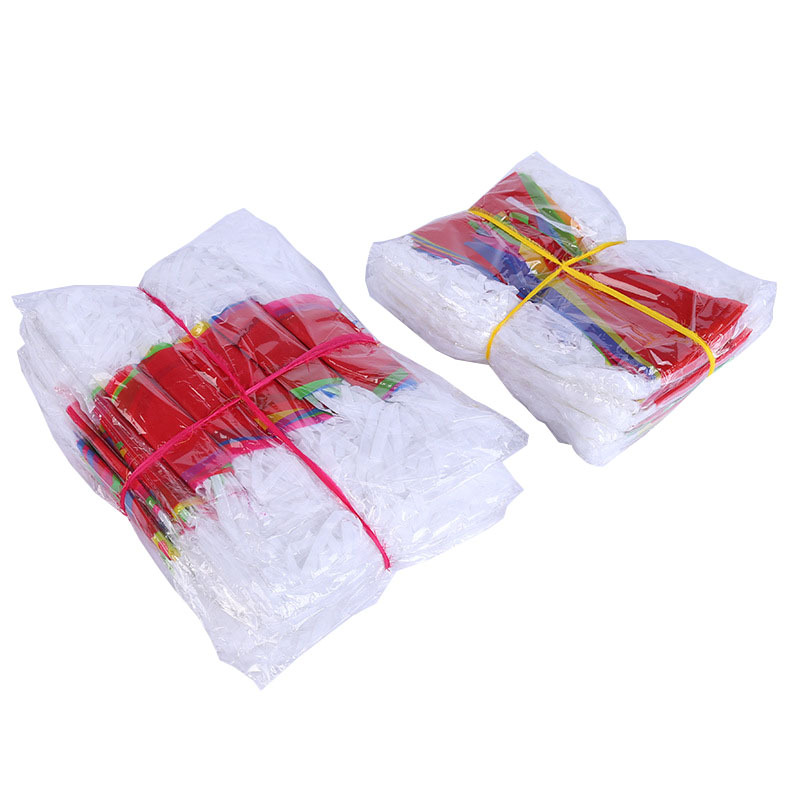 Triangle string flag colorful flag opening ceremony wedding wedding warning flag small colorful flag wholesale string flag banner safety flag