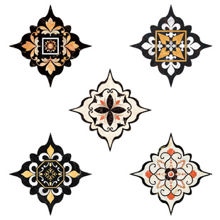 Factory direct tile diagonal stickers self-adhesive creative decorative waterproof wear-resistant floor stickers removable diagonal stickers
