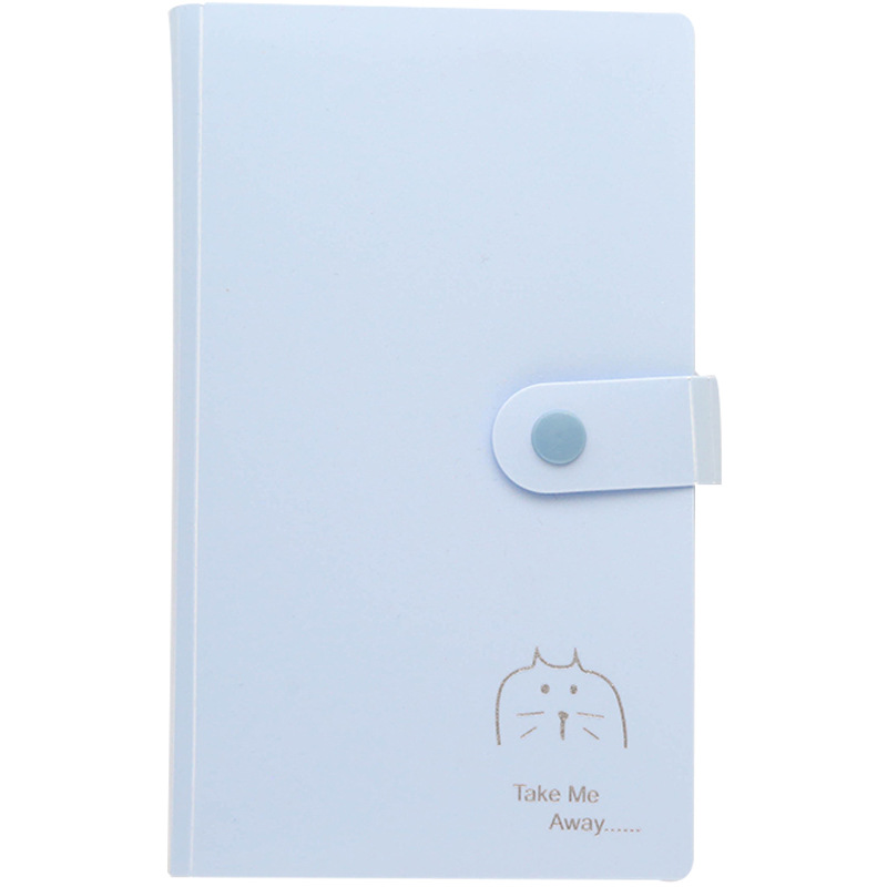 Buckle business card book, photo album, photo star chasing card bag, business card holder, ticket collection book, card storage wholesale