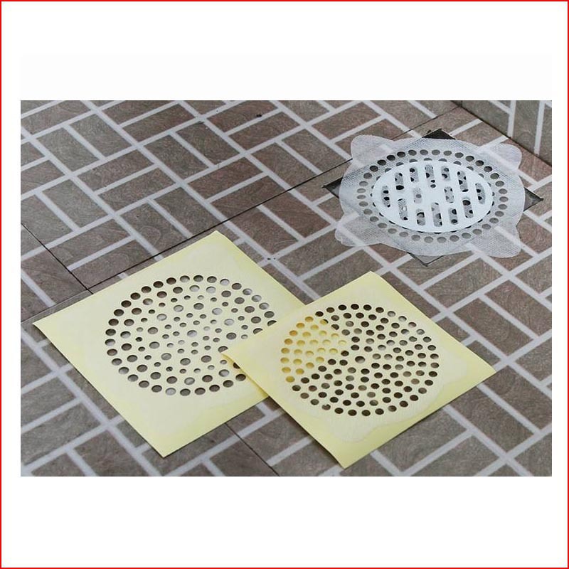 Disposable floor drain sticker drain filter sewer hair filter sticker large anti-blocking floor drain Net Wholesale