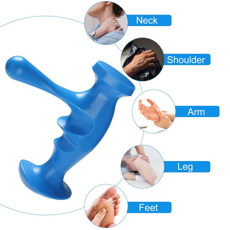 Muscle starting and ending point rehabilitation trigger point manual massager pressing acupressure original point fascia muscle relaxation freehand