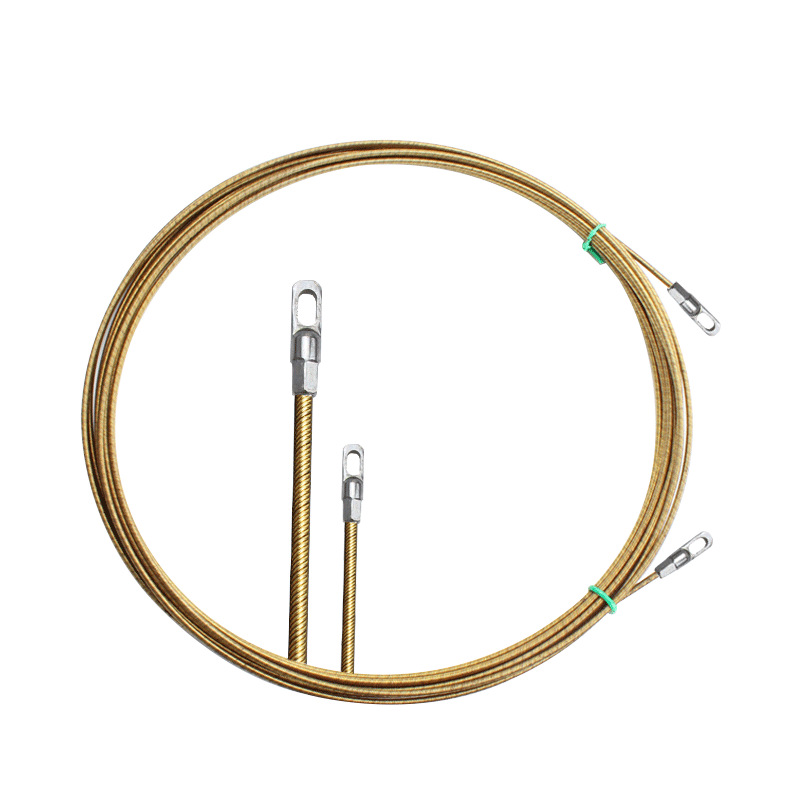 Electrician Threader Flat Head Solid Spring Steel Wire Plastic Steel Wire Mesh Wire Threader Trunking Wire Lead