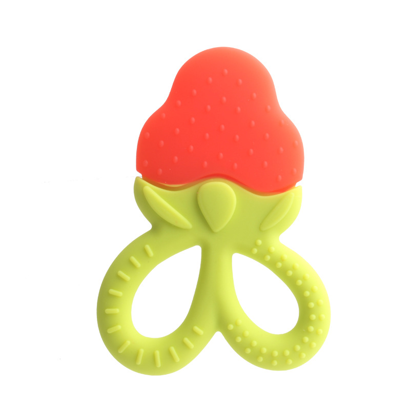Baby Products Children's Silicone Teeth Gum Baby Bite Soothing Molar Stick Fruit Teeth Baby Molar Wholesale