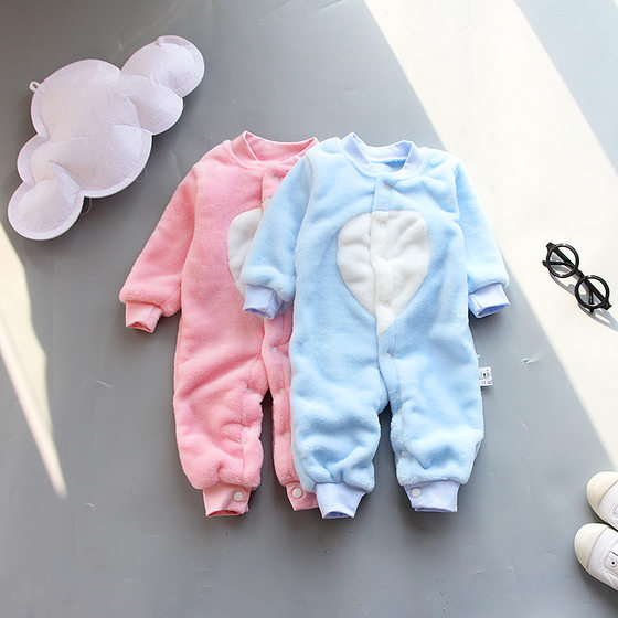 Baby clothes spring and autumn male and female baby romper 0-1-2 years old baby jumpsuit newborn home romper