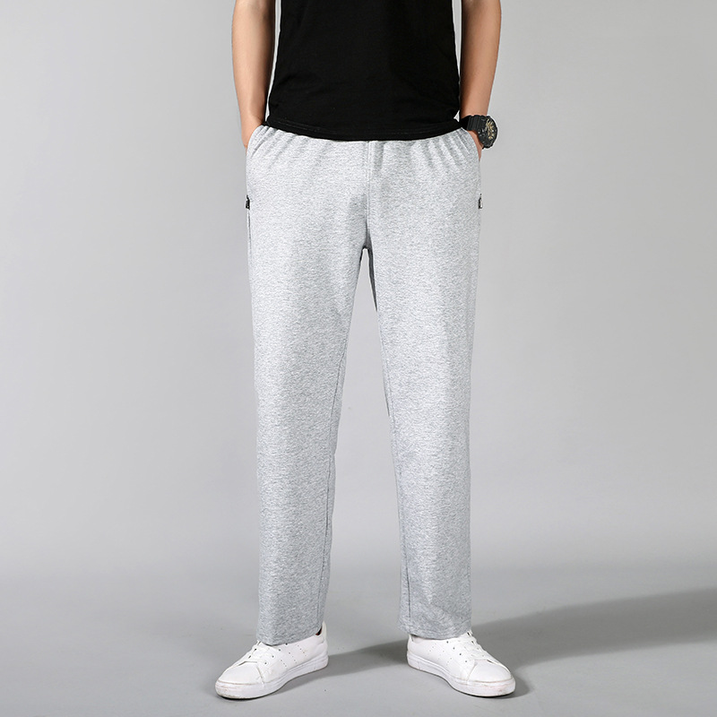 Sports Pants Men's Pants Autumn Thin Men's Casual Pants Men's Loose Straight Pants Plus Size Wei Pants Running Pants