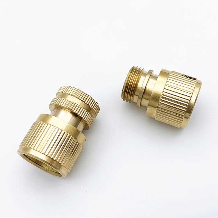 4 points external tooth water connection all copper external tooth quick connection 1/2 External thread water connection quick connection