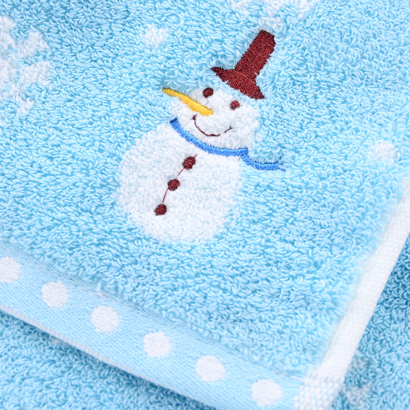 Children's Towel Small Rectangular Household Wash Face Kindergarten Students Cotton Soft Absorbent Small Towel