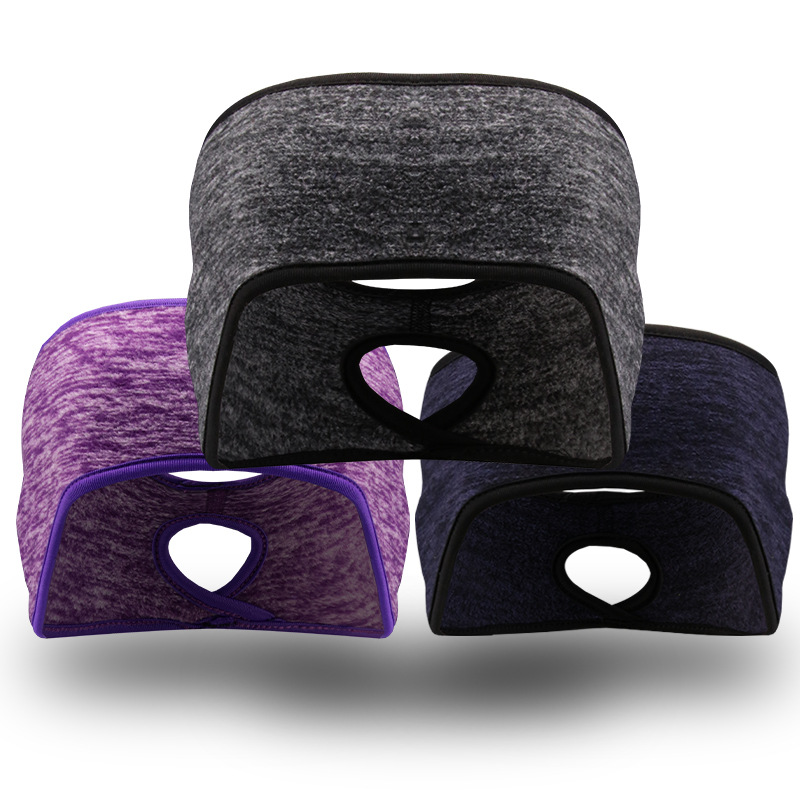Winter Amazon Explosions Fleece Ear Protection Headband Sports Running and Cycling Warm Cold-proof Headgear Headband