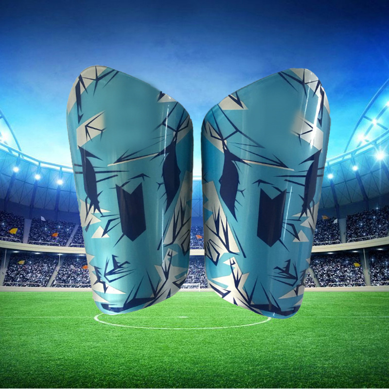 Football leg guard adult children training leg guard color EVA flapper ultra light shin guard campus leg guard wholesale