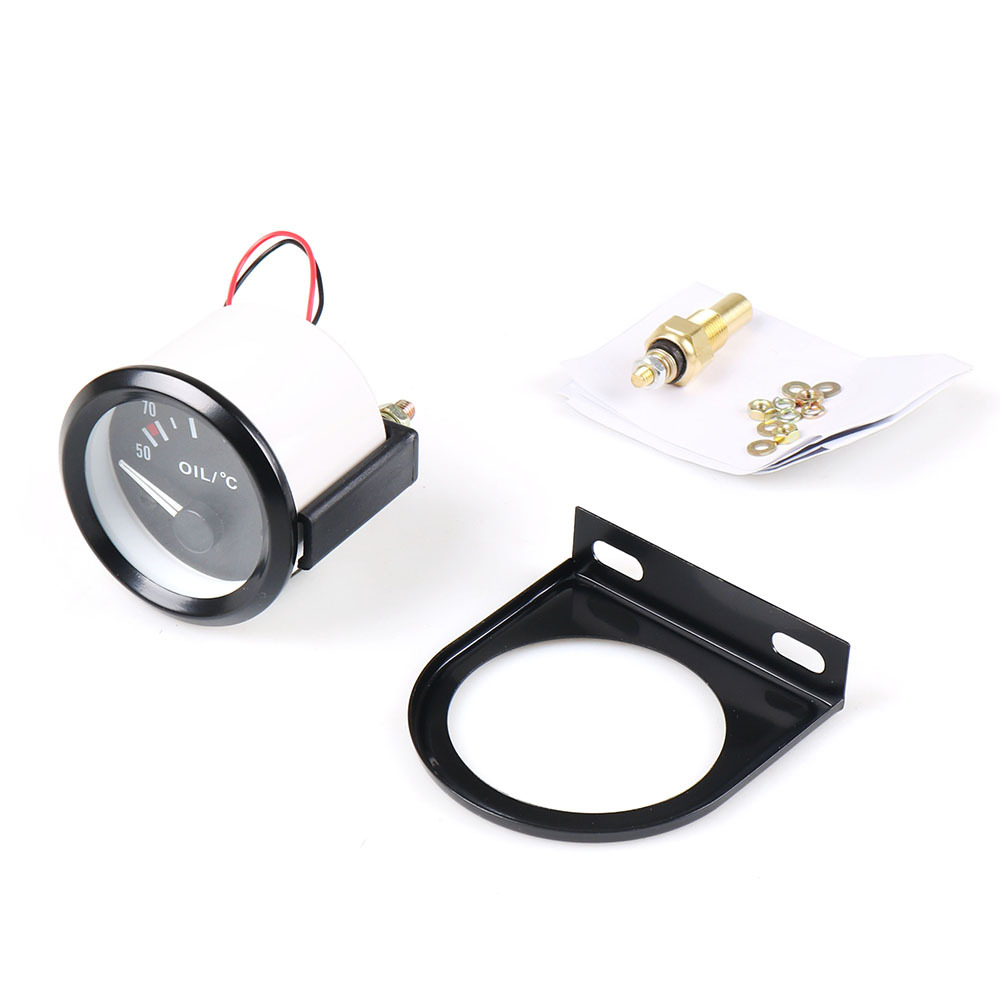 Factory Direct car modification oil thermometer 12v Universal car oil thermometer with sensor 50-150°C