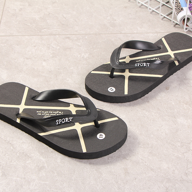 2022 Summer New Flat Flip-flops Beach Casual Home Men's Shoes Women's Shoes Couple Sandals