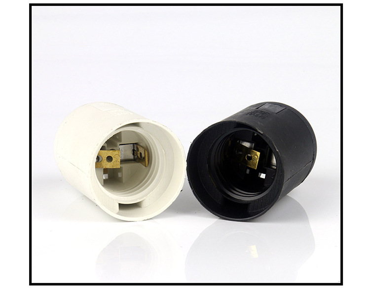 e27 cassette light body lamp holder plastic E27 lamp holder led screw lamp plastic accessories manufacturers supply wholesale