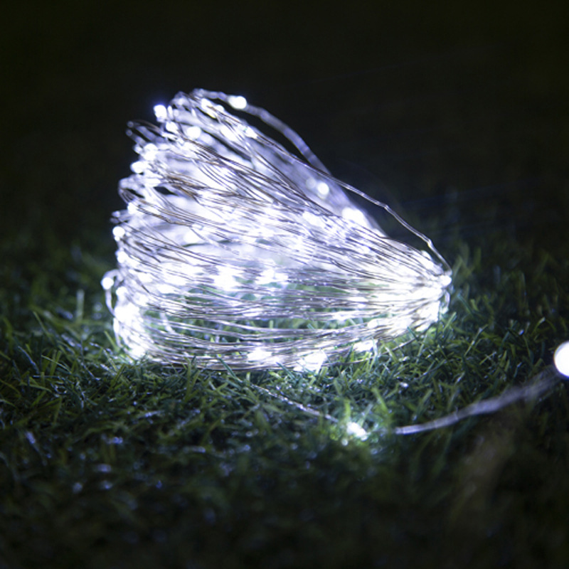 LED copper wire lamp remote control USB copper wire lamp holiday decoration small colored lamp 8 function waterproof battery box copper wire lamp string