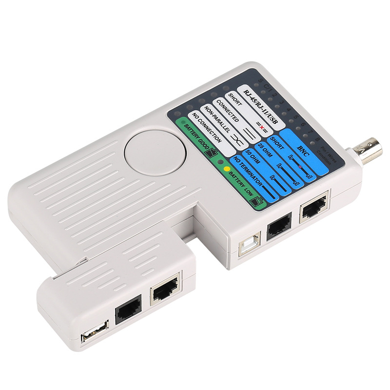 Multi-function tester four-in-one cable tester telephone line network cable BNC coaxial cable USB Cable tester