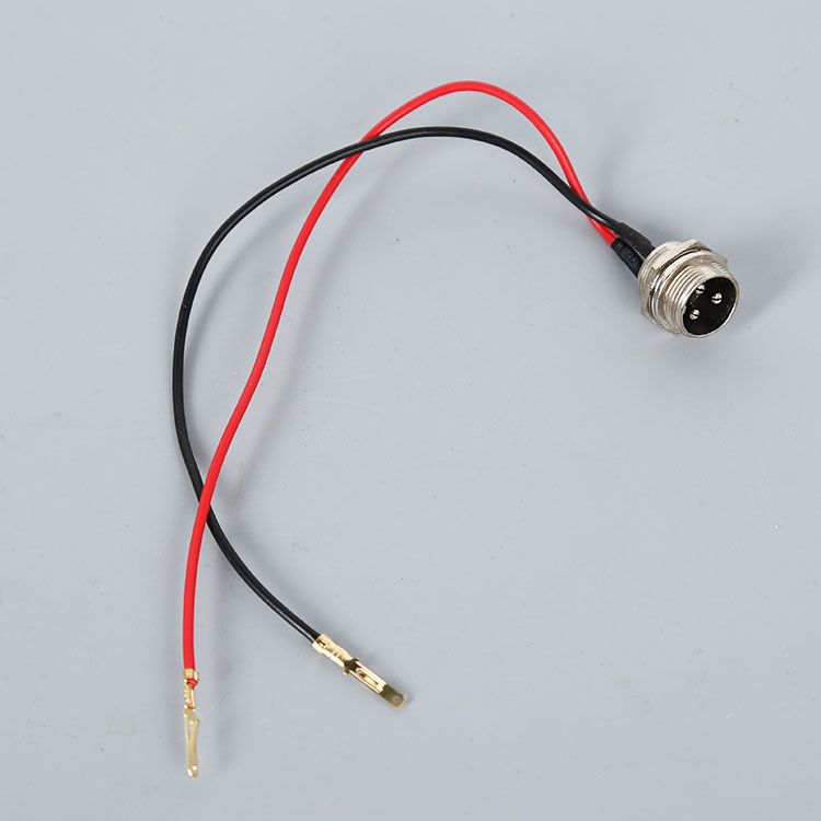 Cross-border discount electric scooter charging port round hole three-pin aviation head charging hole