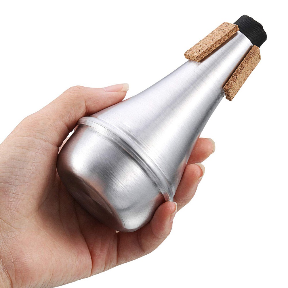 Small size Mute silencer anti-disturbance Mute Cork edge guard-aluminum alloy Trumpet Mute
