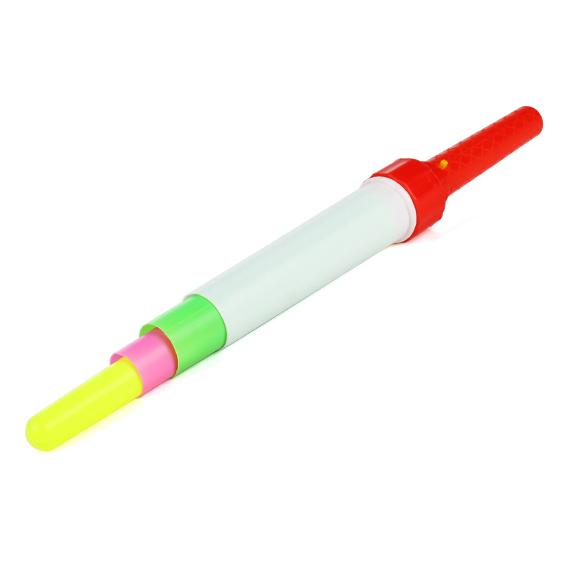 Telescopic fluorescent stick four section flash stick to push the gift night market stall children's luminous Yiwu toy stall supply