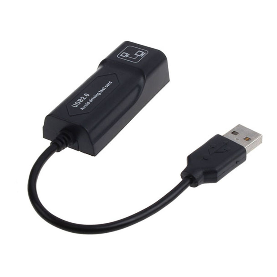 USB 2.0 100M 10M/100M одиночная сетевая карта без драйверов USB к сверхвысокоскоростной Ethernet-карта RJ45