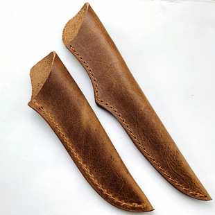 Knife Cover Cowhide Knife Cover Fruit Knife Chef Knife Multi-purpose Knife Universal Long and Short Outdoor Portable Knife Cover Knife Sheath