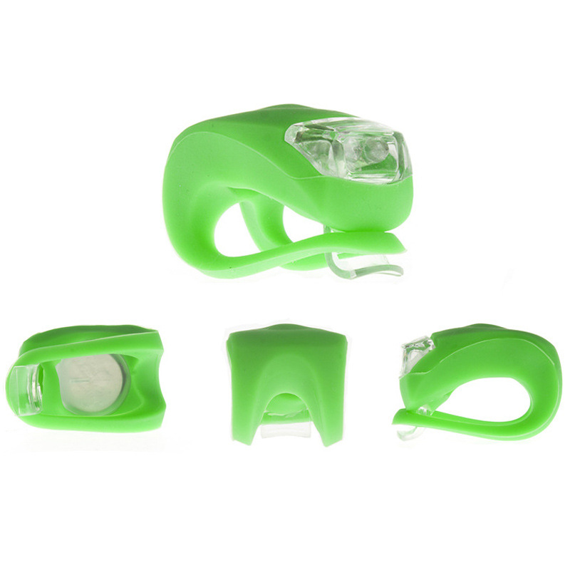 Bicycle five-generation silicone frog lamp beetle lamp waterproof night riding warning tail light mountain bike equipment accessories