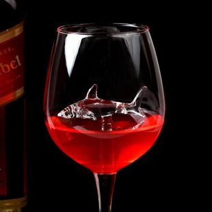 New Creative Shark Wine Goblet Wine Glass Borosilicate Glass Cocktail Cup Octopus Cup