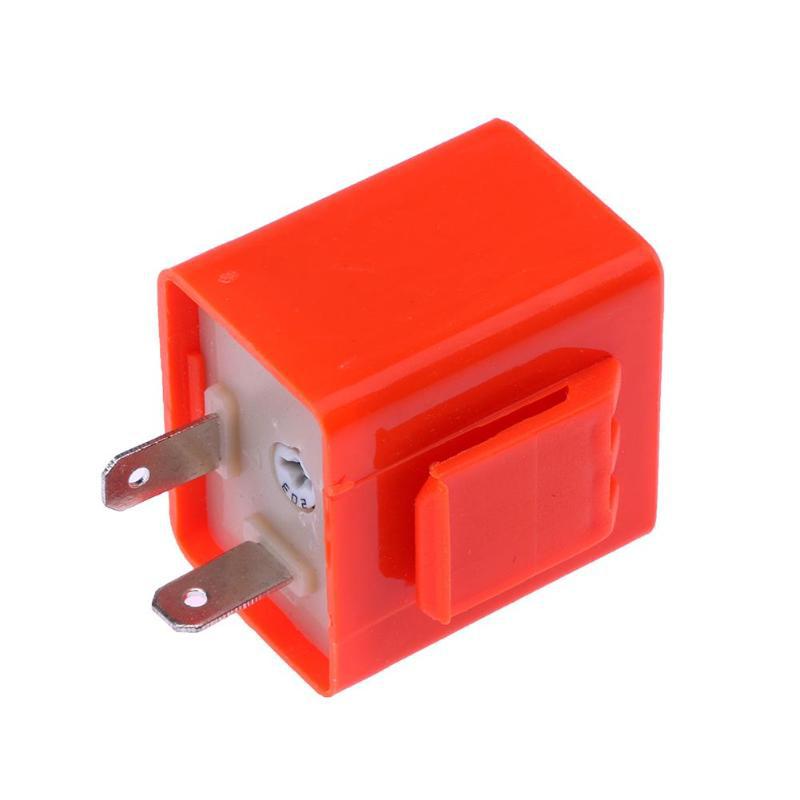 Applicable motorcycle turn signal 2PIN adjustable speed electronic flash Relay 2p Flasher Relay