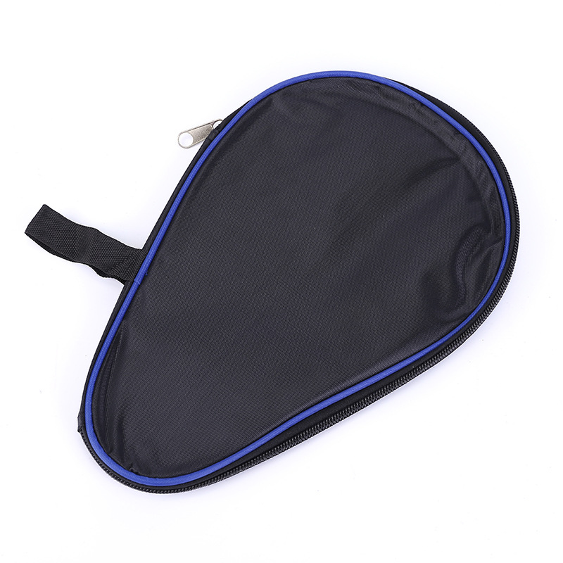 New Contrasting Color Table Tennis Racket Bag Storage Bag Table Tennis Racket Set Gourd-shaped Table Tennis Racket Bag Factory