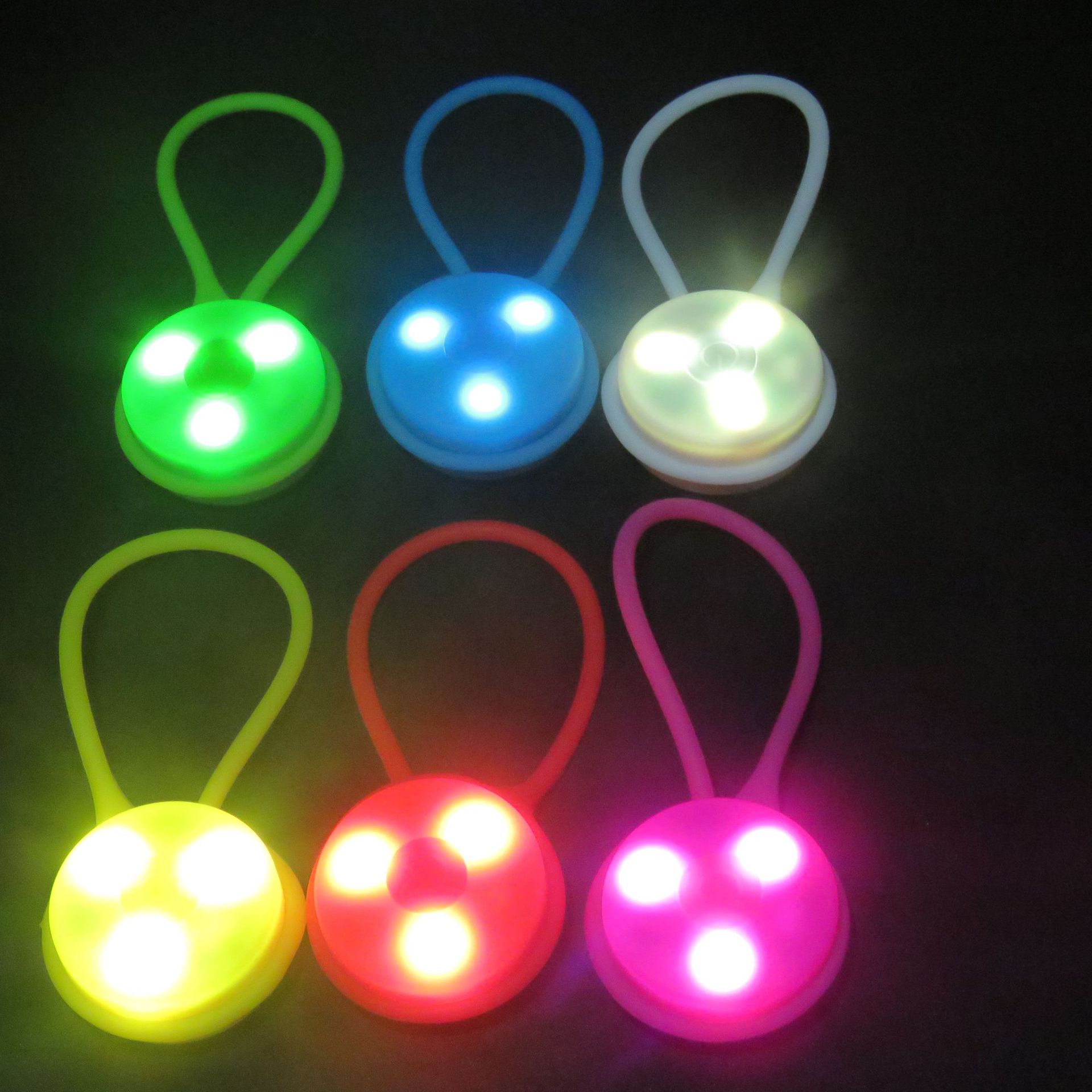 led Luminous Outdoor Sports Props Luminous Arm Belt Backpack Light Running Light Zipper Light Warning Props