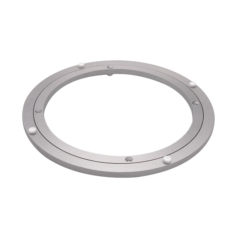 High quality aluminum alloy turntable dining table silver aluminum turntable household special turntable furniture hardware accessories