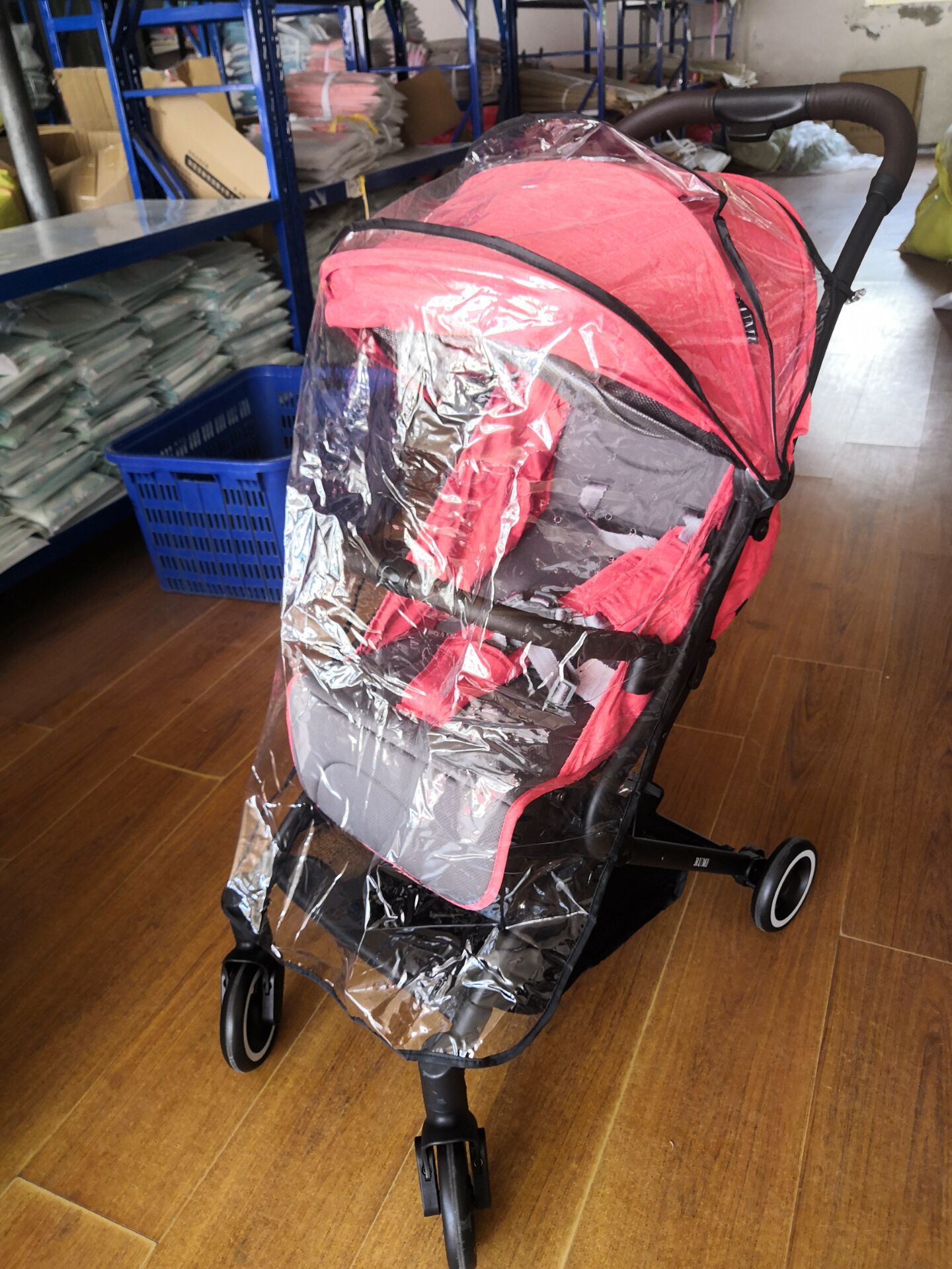 Baby stroller umbrella high landscape children stroller universal rain cover raincoat poncho EVA environmental protection tasteless material