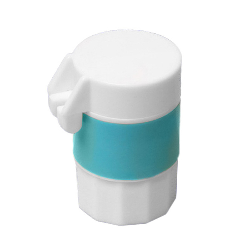 Factory wholesale new plastic four treasure box multi-functional household tablet medicine cutter medicine box medicine grinder medicine grinder