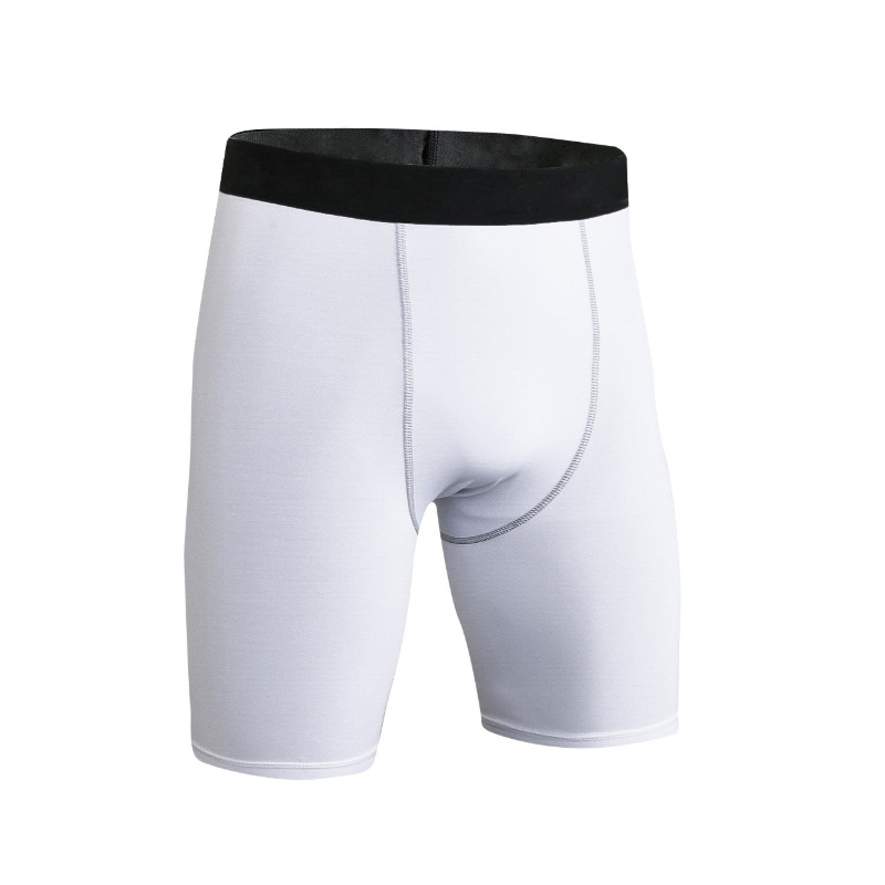 Sports tight shorts men's basketball running five leggings fitness training elastic support breathable shorts wholesale