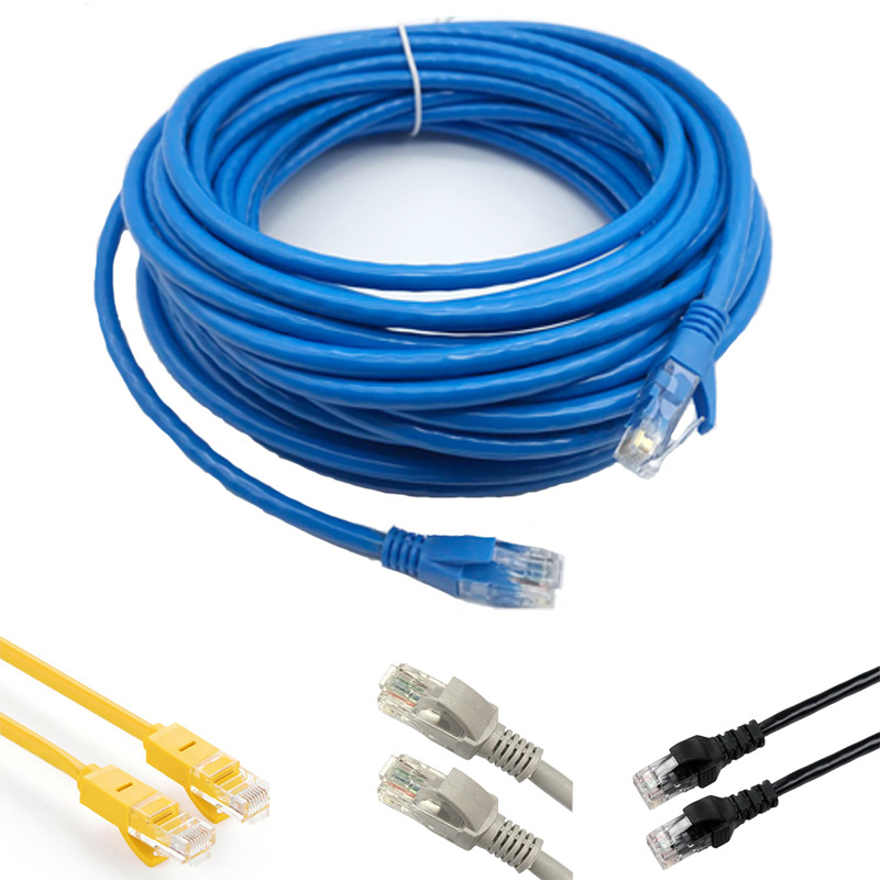 Super Class 5 Foot Meter Network Cable Jumper 1 m -30 m Finished Network Cable Twisted Pair Multi-strand Network Cable Manufacturer
