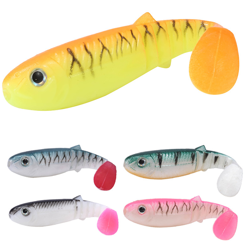 New 9cm/5.8g simulation bait sea fishing bait Paint 3D fisheye Soft Bait multicolor optional wholesale