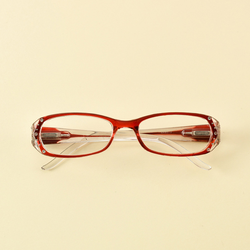 With Diamond Spring mirror legs reading glasses light wholesale old mirror men and women stall old flower glasses fashion 8573