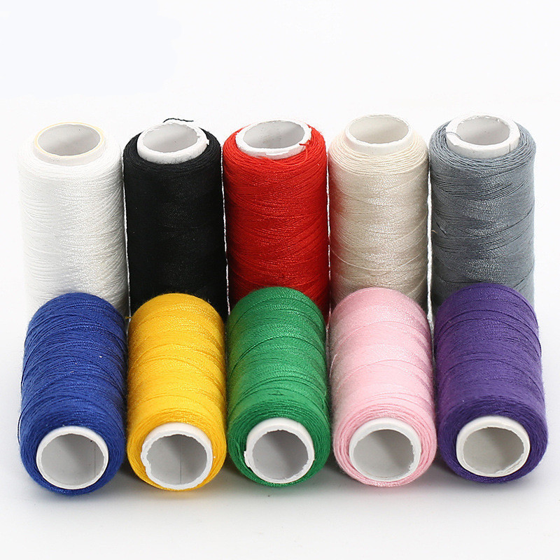 Household color sewing thread sewing machine thread small thread roll sewing clothes quilt thread hand stitching sewing thread bag white thread black thread