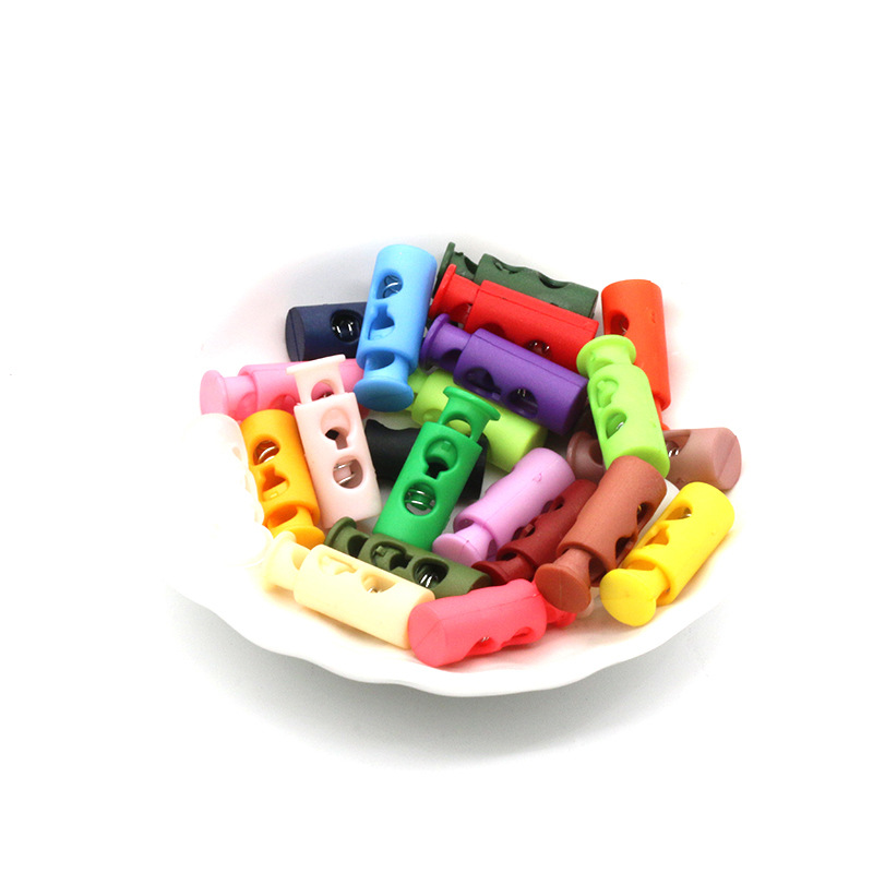 Buttons Plastic Bell Fastening Rope Stop Spring Sports Coat Hat Pig Nose Buckle Elastic Adjustment Buckle Rope Buckle