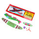Children's Foam Swing Red Plane Toy Mixed Color Plastic Toy DIY Airflow Swing Glider Body