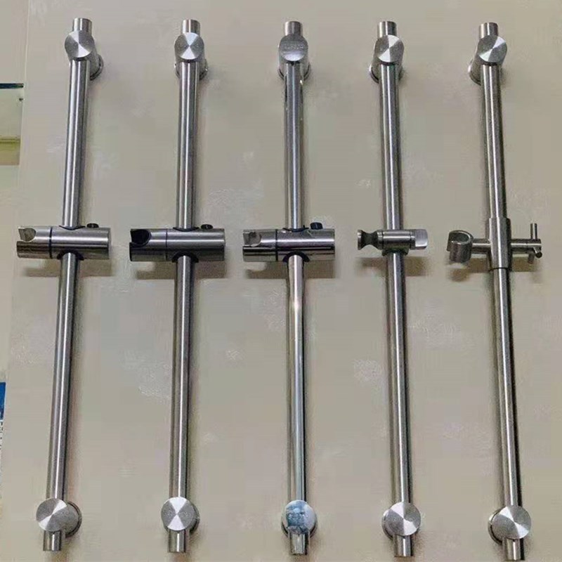 304 stainless steel cast brushed bright shower lift rod bathroom shower bracket adjustable lift rod