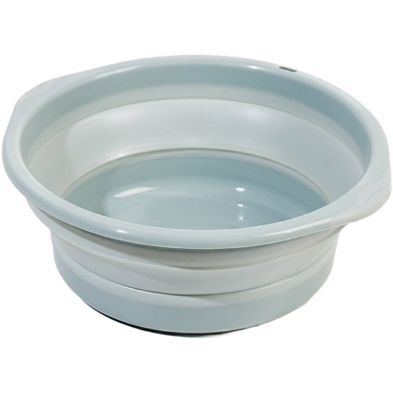 Creative mini foldable plastic portable compression travel pet mini folding food bowl source factory direct sales