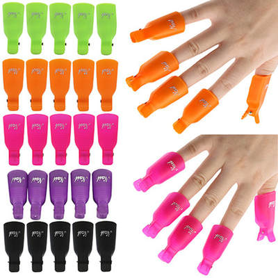 Nail art tools and supplies nail removal set clip nail removal tool OPP bag loading and unloading nail clip 10/set