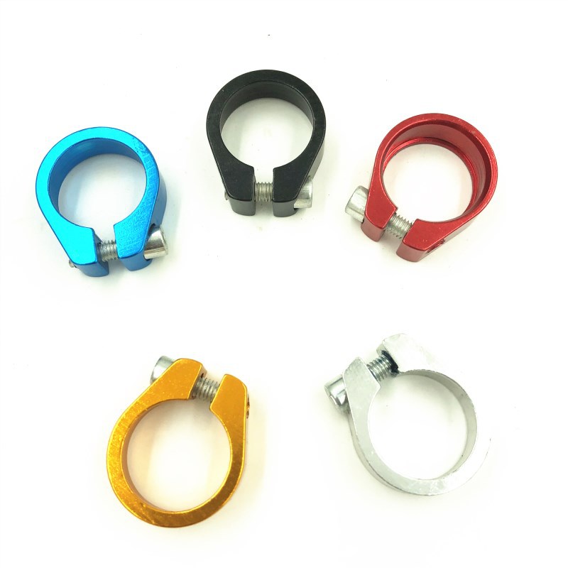 Mountain bike seat pipe clamp dead fly lock 28.6 road bike 31.8 quick release seat pipe clamp riding accessories
